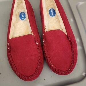 Floopi slippers red size 11 EUC